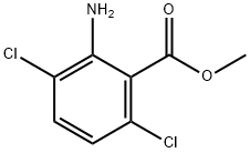 2-氨基-3,6-二氯苯甲酸甲酯, 40188-85-0, 结构式