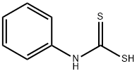 Carbamodithioic acid, N-phenyl- 化学構造式