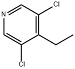 Pyridine, 3,5-dichloro-4-ethyl- Struktur
