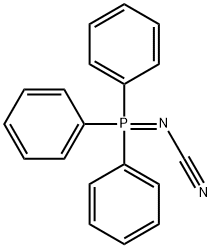 Cyanamide, N-(triphenylphosphoranylidene)- 结构式