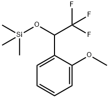 Benzene, 1-methoxy-2-[2,2,2-trifluoro-1-[(trimethylsilyl)oxy]ethyl]- 结构式