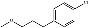 Benzene, 1-chloro-4-(3-methoxypropyl)- Struktur