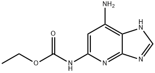 Ethyl (7-amino-1H-imidazo[4,5-b]pyridin-5-yl)carbamate,40525-21-1,结构式