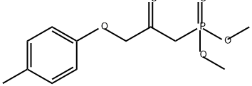Phosphonic acid, [3-(4-methylphenoxy)-2-oxopropyl]-, dimethyl ester (9CI) Structure