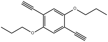 1,4-DIETHYNYL-2,5-DIPROPOXYBENZENE 结构式