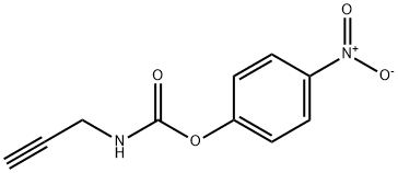 Carbamic acid, N-2-propyn-1-yl-, 4-nitrophenyl ester Structure