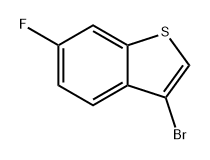 Benzo[b]thiophene, 3-bromo-6-fluoro- Structure