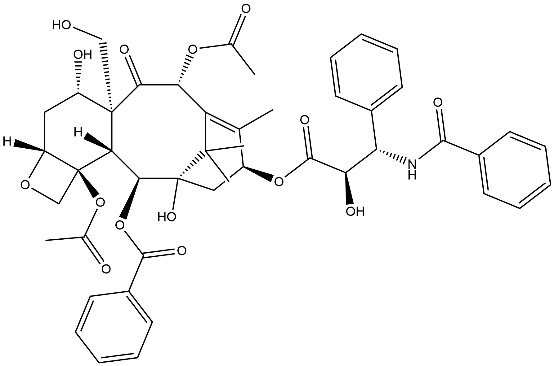 19-Hydroxy Paclitaxel 结构式
