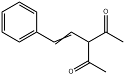 2,4-Pentanedione, 3-(2-phenylethenyl)- Structure