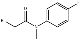 Acetamide, 2-bromo-N-(4-fluorophenyl)-N-methyl- Structure