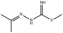 Hydrazinecarboximidothioic acid, 2-(1-methylethylidene)-, methyl ester