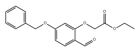 Acetic acid, 2-[2-formyl-5-(phenylmethoxy)phenoxy]-, ethyl ester