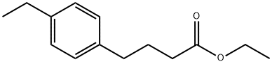 Benzenebutanoic acid, 4-ethyl-, ethyl ester Struktur
