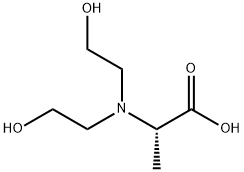 2-(双(2-羟乙基)氨基)丙酸, 41244-51-3, 结构式