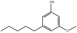 3-甲氧基-5-戊基苯酚 结构式