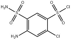 Benzenesulfonyl chloride, 4-amino-5-(aminosulfonyl)-2-chloro- Struktur