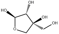D-Apio-α-L-furanose Struktur
