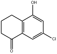 7-chloro-5-hydroxy-3,4-dihydronaphthalen-1(2H)-one 结构式