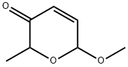 2H-Pyran-3(6H)-one, 6-methoxy-2-methyl-