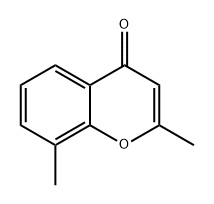 2,8-二甲基-4H-色烯-4-酮, 41796-14-9, 结构式