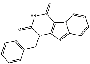 Pyrido[2,1-f]purine-2,4(1H,3H)-dione, 1-(phenylmethyl)- Structure