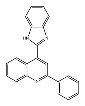 Quinoline, 4-(1H-benzimidazol-2-yl)-2-phenyl-