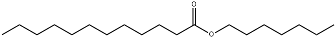 Lauric acid heptyl ester Struktur