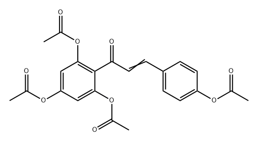 2-Propen-1-one, 3-[4-(acetyloxy)phenyl]-1-[2,4,6-tris(acetyloxy)phenyl]-|四乙酰柚皮素查尔酮