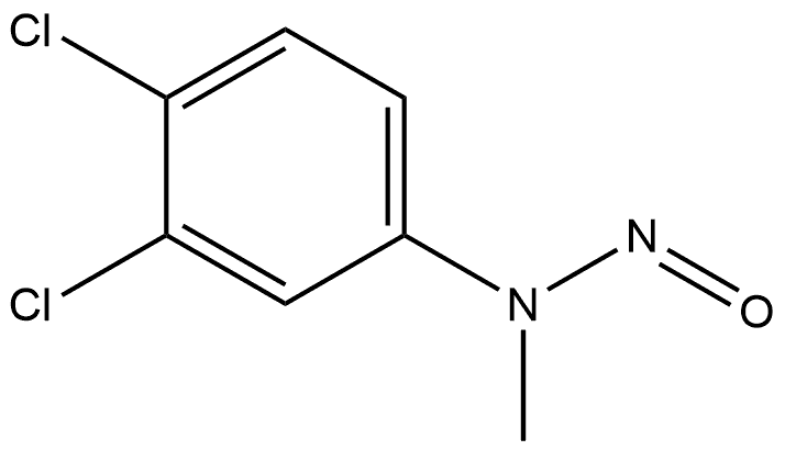 (3,4-Dichlorophenyl)methylnitrosamine Structure