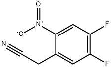 2-(4,5-二氟-2-硝基苯基)乙腈,425430-84-8,结构式