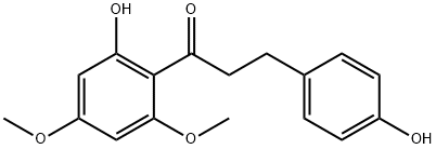 1-Propanone, 1-(2,4-dimethoxy-6-hydroxyphenyl)-3-(4-hydroxyphenyl)- Structure