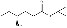 (S)-4-氨基-5-甲基己酸叔丁酯,426254-51-5,结构式
