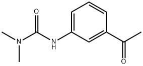 Urea, N'-(3-acetylphenyl)-N,N-dimethyl- Structure