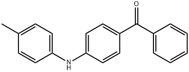 Methanone, [4-[(4-methylphenyl)amino]phenyl]phenyl- Structure