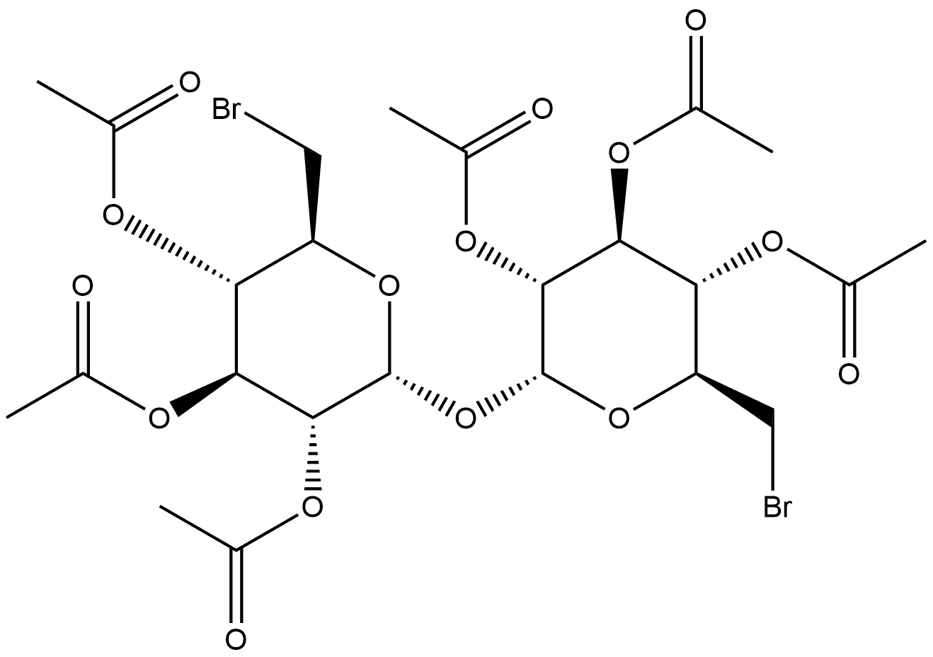 α-D-Glucopyranoside, 2,3,4-tri-O-acetyl-6-bromo-6-deoxy-α-D-glucopyranosyl 6-bromo-6-deoxy-, 2,3,4-triacetate