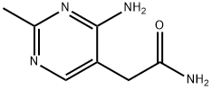5-Pyrimidineacetamide, 4-amino-2-methyl- Struktur