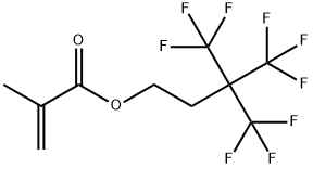 4,4,4-Trifluoro-3,3-bis(trifluoromethyl)butyl 2-methyl-2-propenoate 结构式