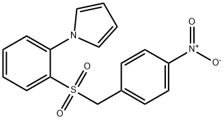 1H-Pyrrole, 1-[2-[[(4-nitrophenyl)methyl]sulfonyl]phenyl]-