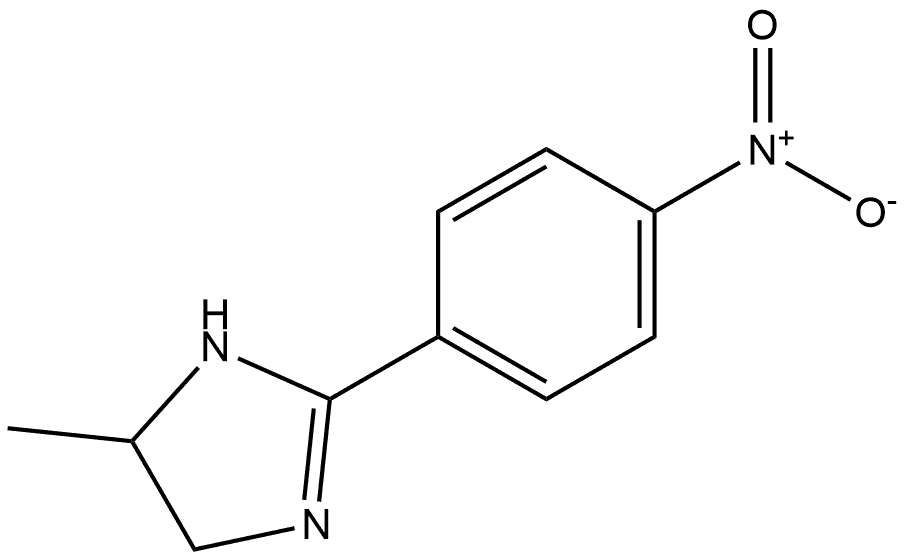 5-Methyl-2-(4-Nitrophenyl)-4,5-dihydro-1H-imidazole Structure