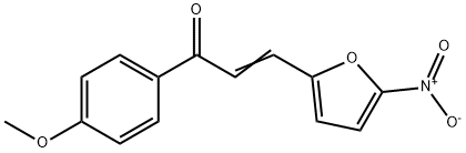 3,5-(NITRO-2-FURYL)-1-(4-METHOXY)PHENOL-2-PROPEN-1-ONE,4333-12-4,结构式
