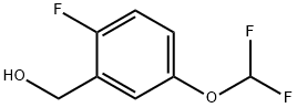 (5-(二氟甲氧基)-2-氟苯基)甲醇,438049-84-4,结构式