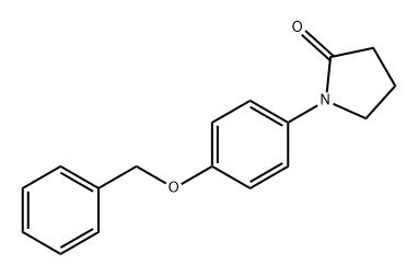 2-Pyrrolidinone, 1-[4-(phenylmethoxy)phenyl]- Structure