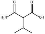 Butanoic acid, 2-(aminocarbonyl)-3-methyl- Structure