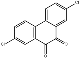 9,10-Phenanthrenedione, 2,7-dichloro- Structure