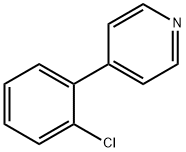 Pyridine, 4-(2-chlorophenyl)- 化学構造式