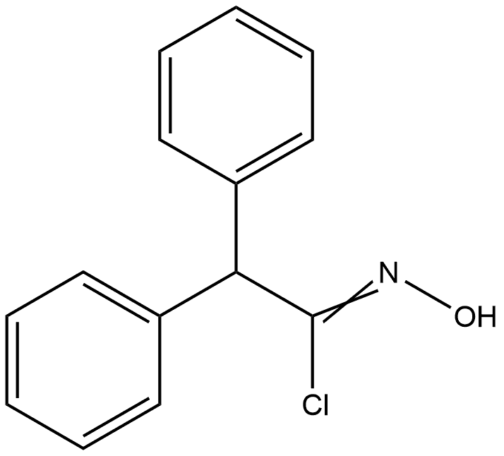Benzeneethanimidoyl chloride, N-hydroxy-α-phenyl- 化学構造式
