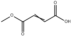 2-Butenedioic acid, 1-methyl ester Struktur