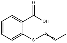 Benzoic acid, 2-(1-propen-1-ylthio)-