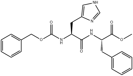L-Phenylalanine, N-[N-[(phenylmethoxy)carbonyl]-L-histidyl]-, methyl ester (9CI) 结构式