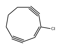3-Cyclononene-1,5-diyne, 3-chloro-, (3E)- Structure